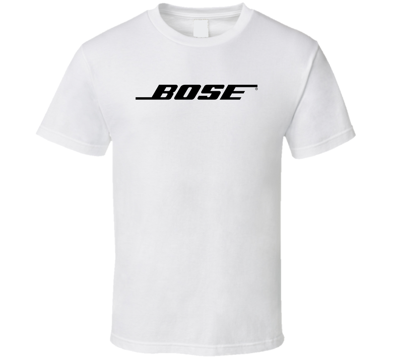 Bose Sound Car Audio Sub Woofer Logo White Unisex T Shirt