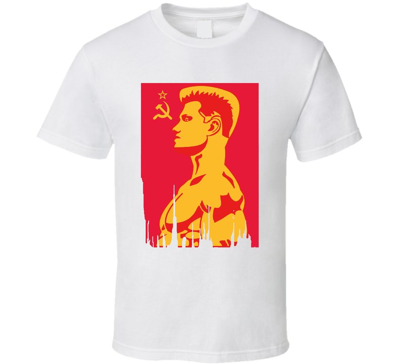 Ivan Drago Dolph Lundgren Rocky Movie Character Movie Fan White Unisex T Shirt