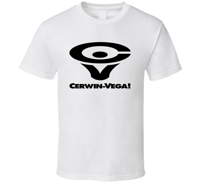 Cerwin Vega Sound Car Audio Sub Woofer Logo White Unisex T Shirt