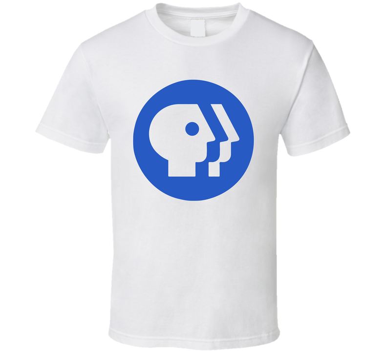 Pbs Network Head Logo Retro Tv Station White Unisex T Shirt Pbs Network Head Logo Retro Tv Station White Unisex T Shirt