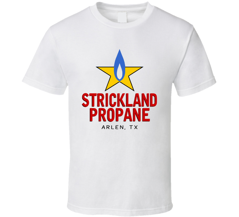Strickland Propane King Of The Hill White Unisex T Shirt Strickland Propane King Of The Hill White Unisex T Shirt