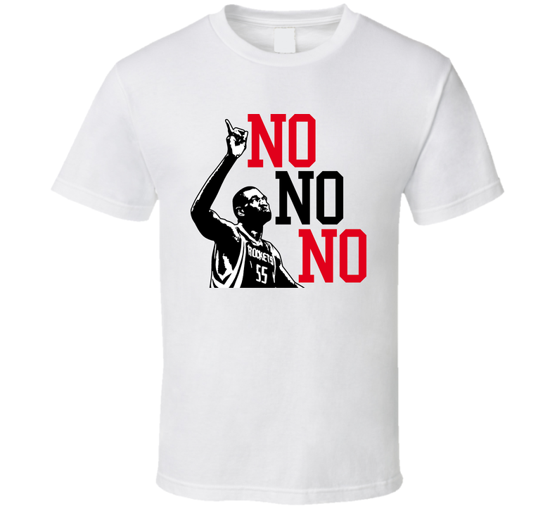 Dikembe Mutombo Legend Basketball Finger White Unisex T Shirt