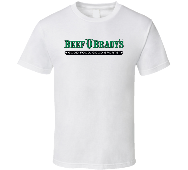 Beef O Brady's Best Southern Restaurants Fan White Unisex T Shirt
