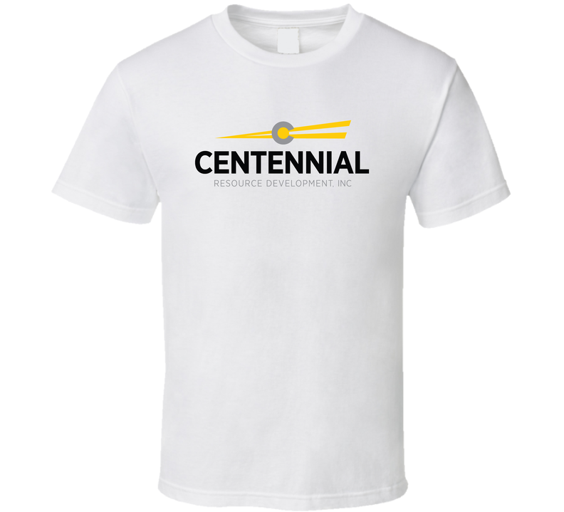 Centennial Resource Development Nasdaq Company Logo Employee Fan White Unisex T Shirt