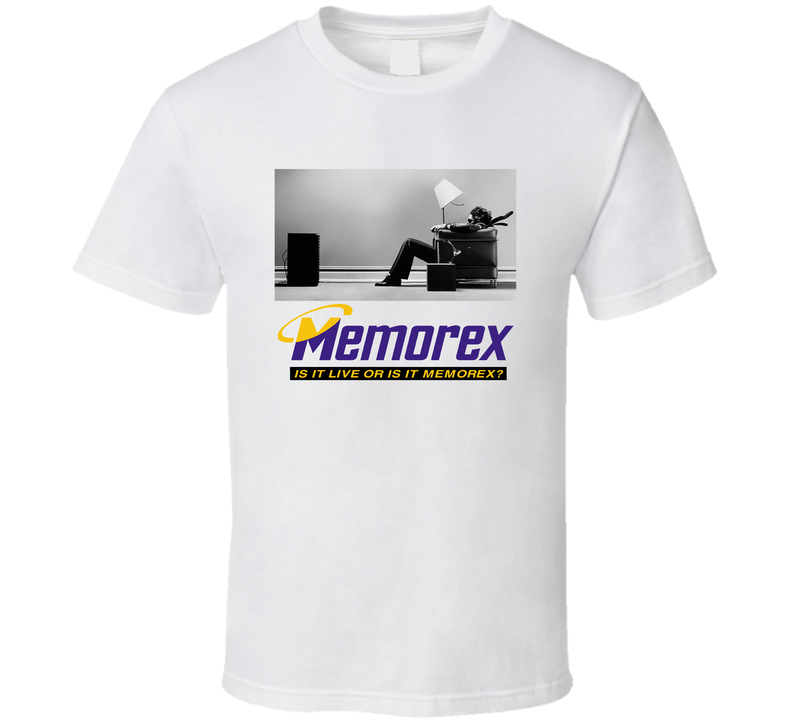 Is It Live Or Is It Memorex Most Memorable Vintage Ad Slogan White Unisex T Shirt Is It Live Or Is It Memorex Most Memorable Vintage Ad Slogan White Unisex T Shirt