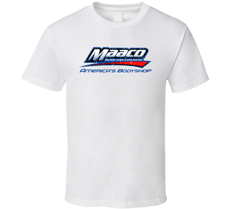 Maaco Automobile Car Truck Motorcycle Auto Parts Cool Distressed Style Brand Logo Emblem White Unisex T Shirt Maaco Automobile Car Truck Motorcycle Auto Parts Cool Distressed Style Brand Logo Emblem White Unisex T Shirt