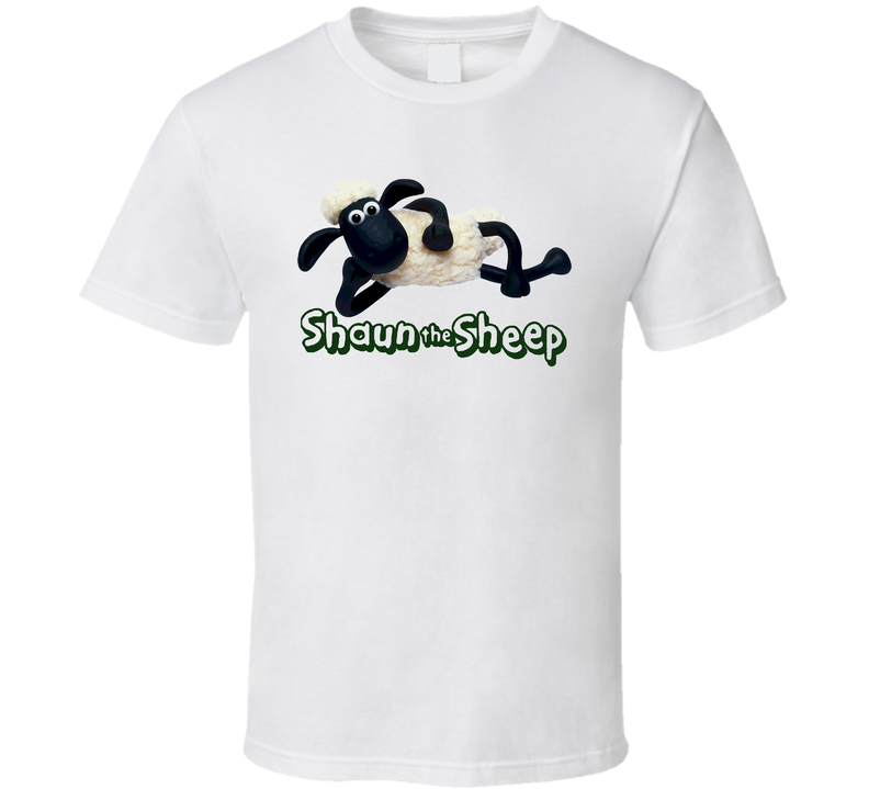 Shaun The Sheep Kids Cartoon White Unisex T Shirt Shaun The Sheep Kids Cartoon White Unisex T Shirt