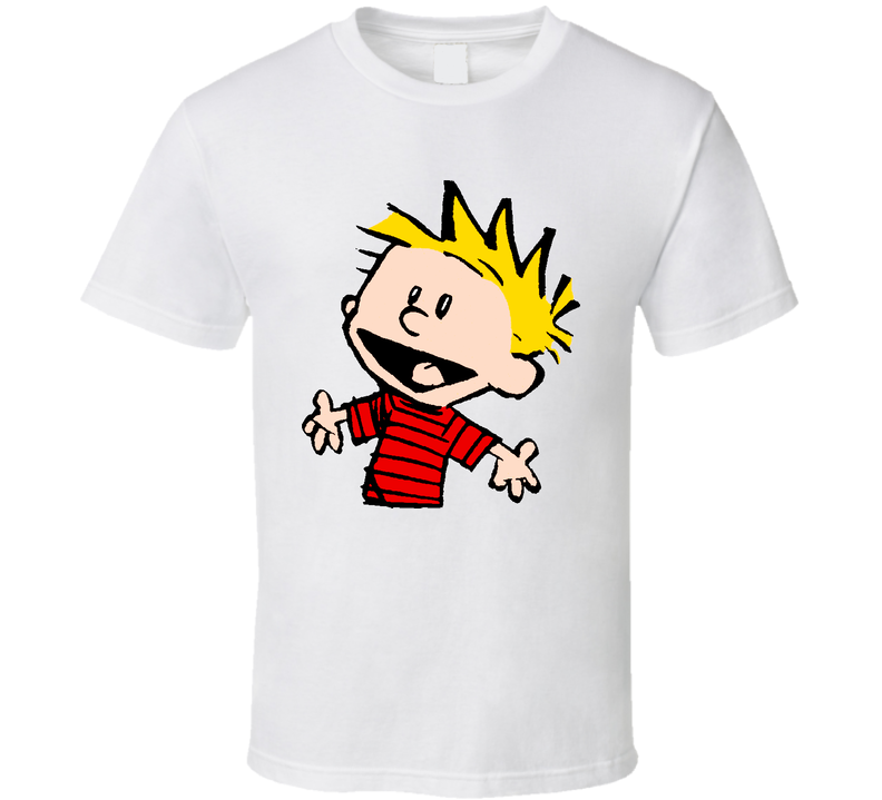 Calvin And Hobbes White Unisex T Shirt