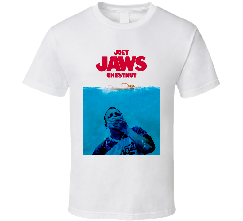 Joey Jaws Chestnut Hot Dog Champ White Unisex T Shirt