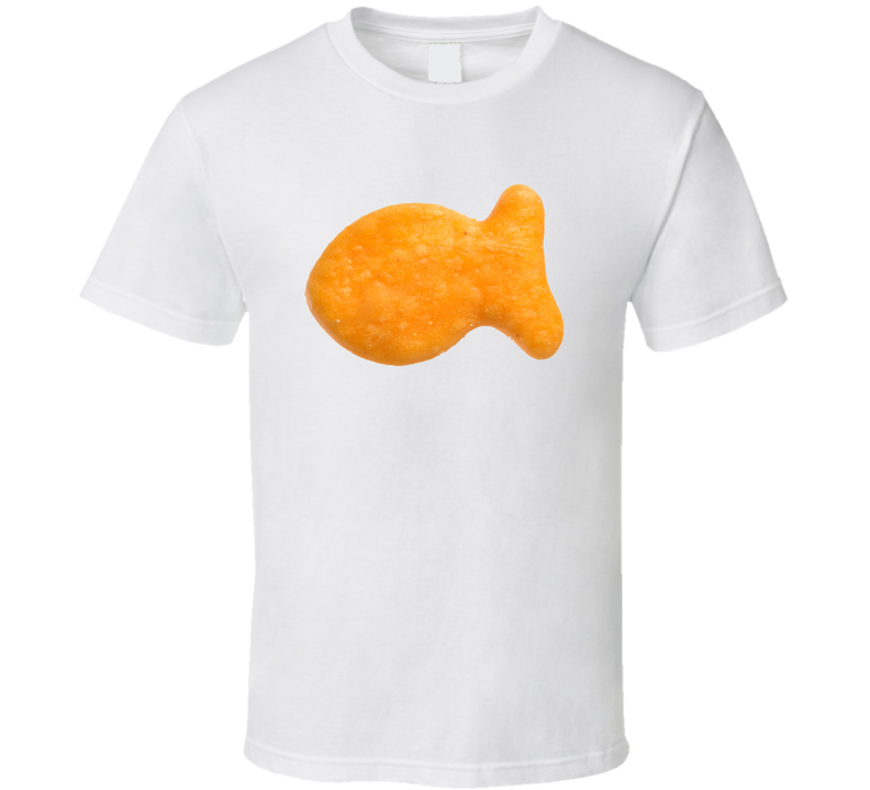 Goldfish Snack Food White Unisex T Shirt