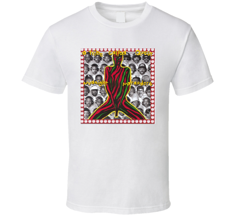 Midnight Marauders Tribe Called Quest Rap White Unisex T Shirt