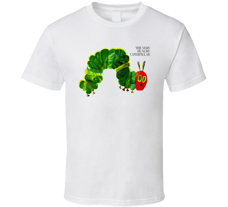 The Very Hungry Caterpillar Children's Book White Unisex T Shirt The Very Hungry Caterpillar Children's Book White Unisex T Shirt