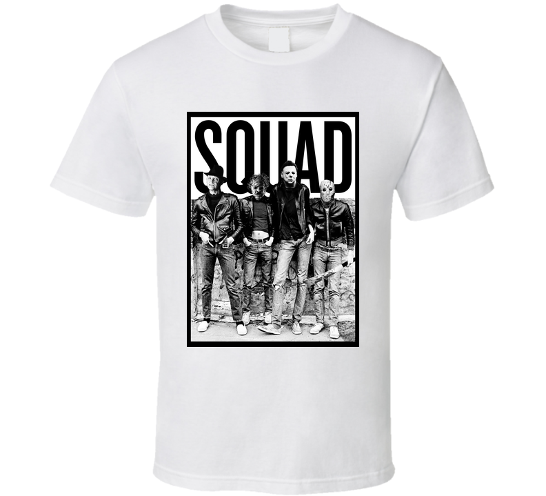 Kings Of Horror Squad Halloween White Unisex T Shirt