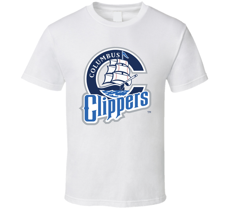 Columbus Clippers Minor League Baseball Fan White Unisex T Shirt Columbus Clippers Minor League Baseball Fan White Unisex T Shirt