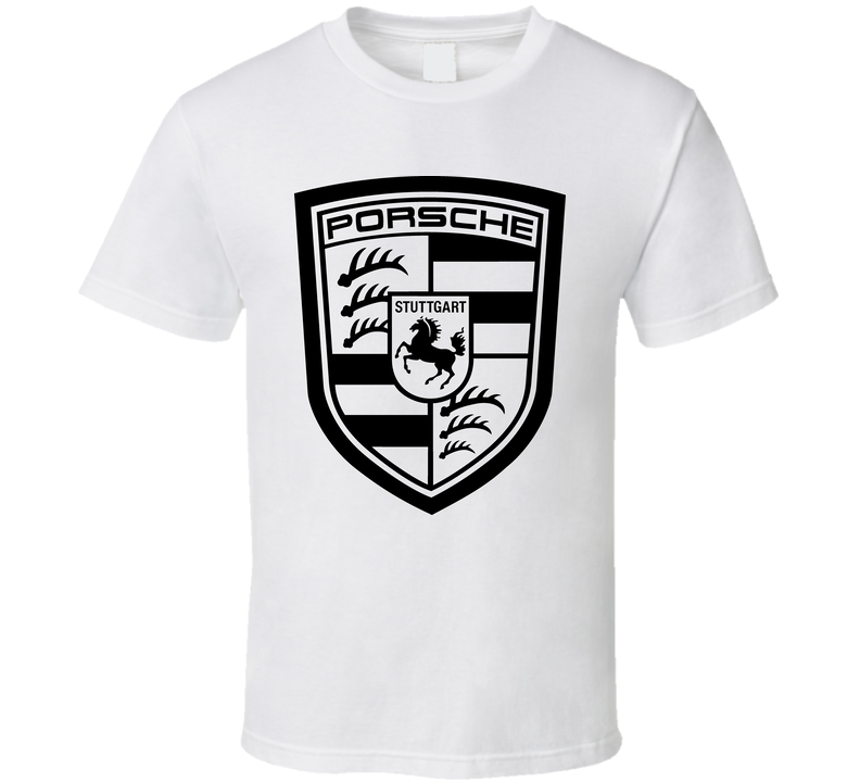 Porsche Logo White Unisex T Shirt