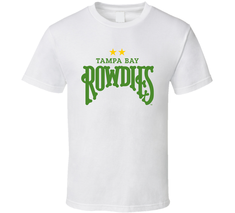 Tampa Bay Rowdies North American Soccer League Nasl Retro Team Logo White Unisex T Shirt Tampa Bay Rowdies North American Soccer League Nasl Retro Team Logo White Unisex T Shirt