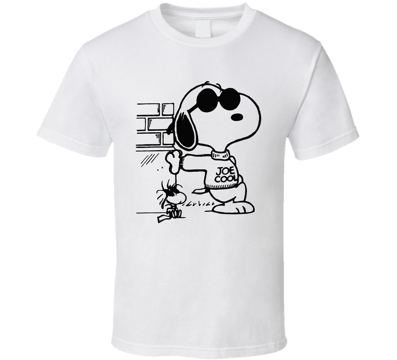 Snoopy Joe Cool White Unisex T Shirt Snoopy Joe Cool White Unisex T Shirt