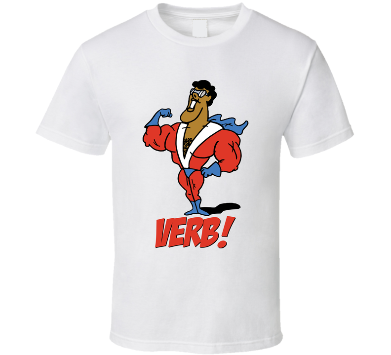 Verb Schoolhouse Rock Kids 70s 80s Tv Show White Unisex T Shirt Verb Schoolhouse Rock Kids 70s 80s Tv Show White Unisex T Shirt