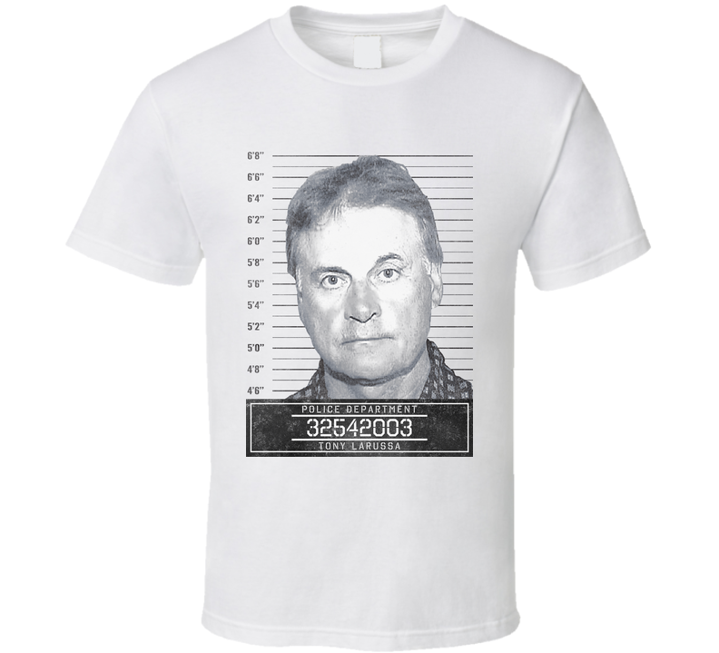 Tony Larussa  Famous Sports Star Mugshot Police Department White Unisex T Shirt Tony Larussa  Famous Sports Star Mugshot Police Department White Unisex T Shirt