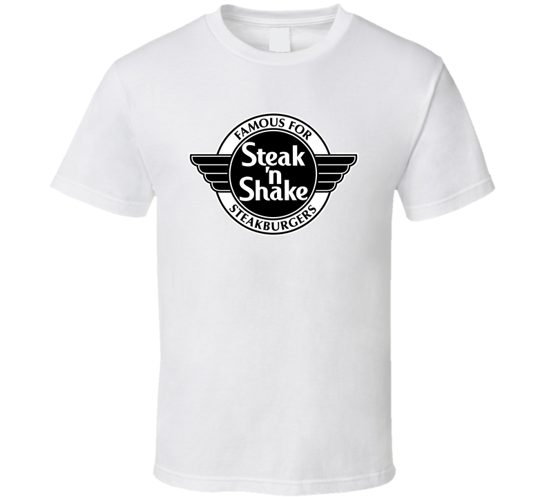 Steak N Shake Favorite Fast Food White Unisex T Shirt Steak N Shake Favorite Fast Food White Unisex T Shirt