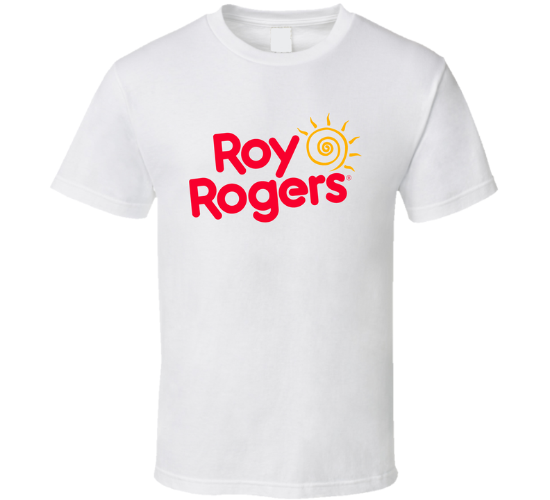 Roy Rogers Favourite Food White Unisex T Shirt Roy Rogers Favourite Food White Unisex T Shirt