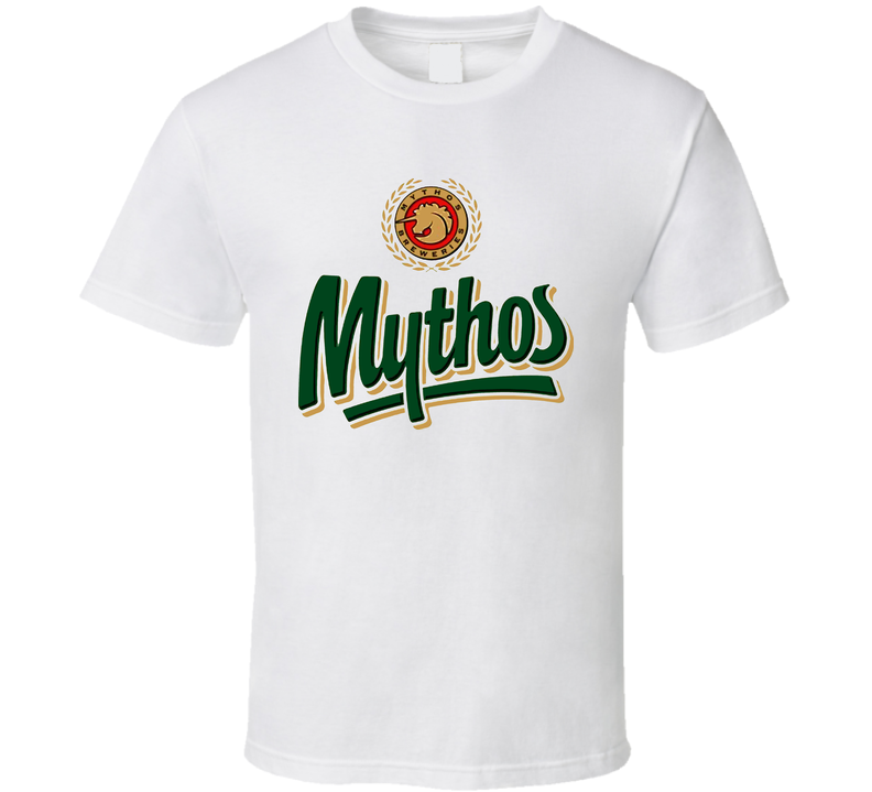 Mythos Beer White Unisex T Shirt Mythos Beer White Unisex T Shirt