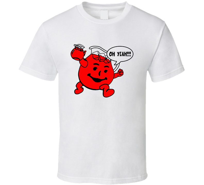 Kool Aid Oh Yeah Most Memorable Ad Slogan White Unisex T Shirt Kool Aid Oh Yeah Most Memorable Ad Slogan White Unisex T Shirt