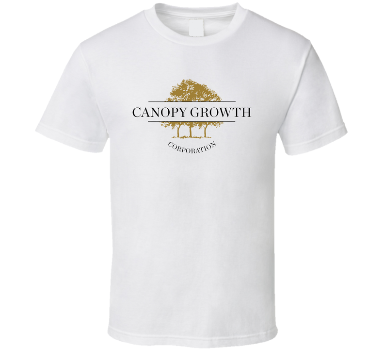 Canopy Growth Corp Cannabis Weed Marijuana Stoner Company Logo Fan White Unisex T Shirt Canopy Growth Corp Cannabis Weed Marijuana Stoner Company Logo Fan White Unisex T Shirt