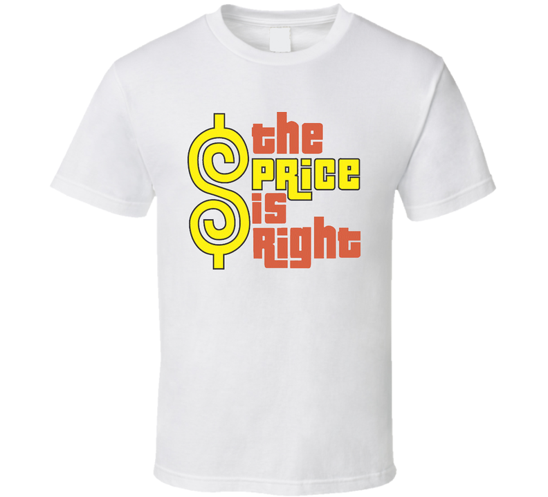 The Price Is Right Tv Show White Unisex T Shirt The Price Is Right Tv Show White Unisex T Shirt