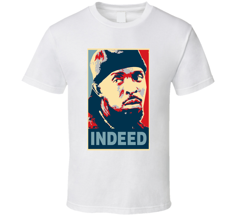 The Wire Omar Indeed White Unisex T Shirt The Wire Omar Indeed White Unisex T Shirt