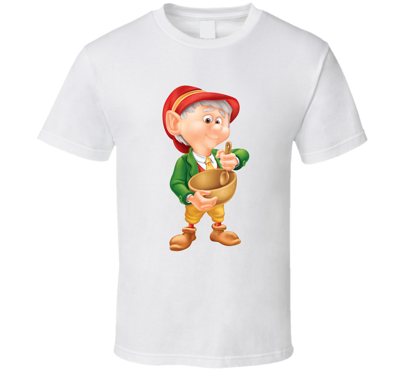 Ernie Keebler Snacks Mascot White Unisex T Shirt