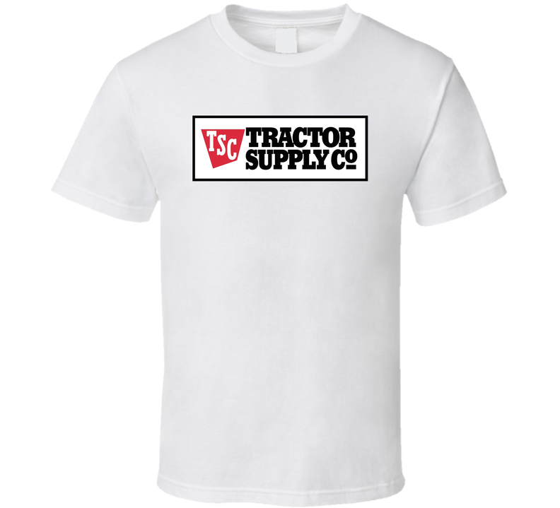 Tractor Supply Company Stock White Unisex T Shirt Tractor Supply Company Stock White Unisex T Shirt