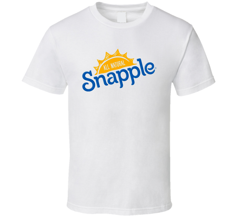 Snapple All Natural Juice Drink Logo White Unisex T Shirt Snapple All Natural Juice Drink Logo White Unisex T Shirt