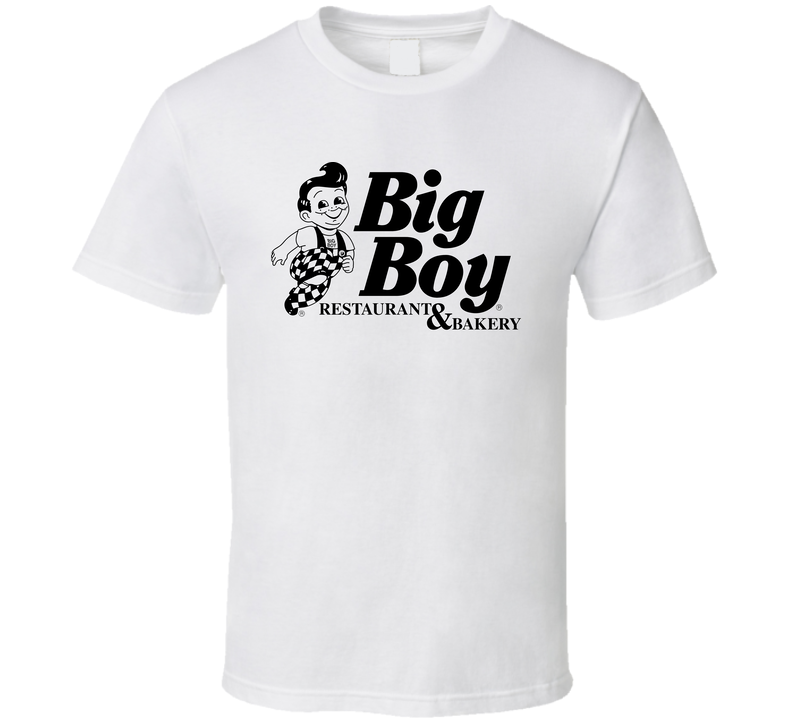Big Boy American Favourite Food White Unisex T Shirt Big Boy American Favourite Food White Unisex T Shirt