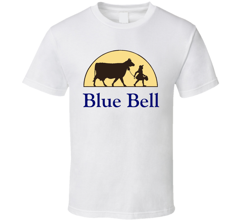 Blue Bell Creamery Ice Cream Logo White Unisex T Shirt Blue Bell Creamery Ice Cream Logo White Unisex T Shirt