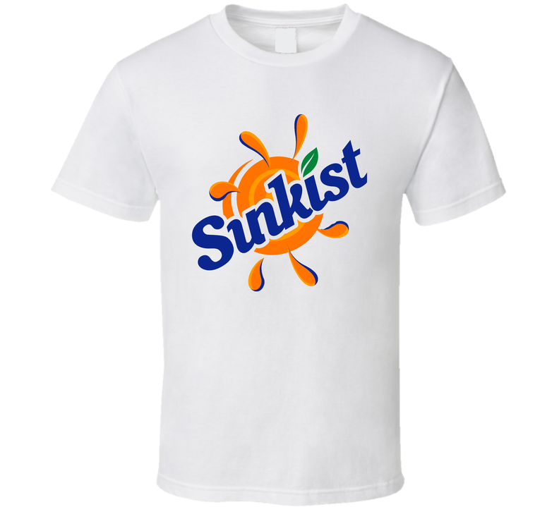 Sunkist Orange Soda Pop Drink Logo White Unisex T Shirt Sunkist Orange Soda Pop Drink Logo White Unisex T Shirt