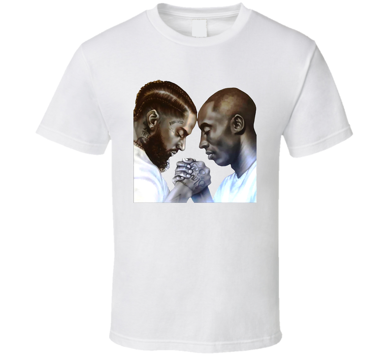 Nipsey Hussle Kobe Bryant White Unisex T Shirt Nipsey Hussle Kobe Bryant White Unisex T Shirt