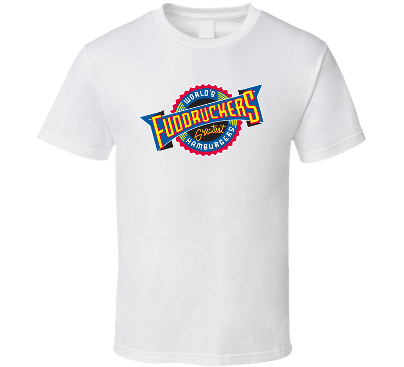 Fuddruckers Fast Food White Unisex T Shirt Fuddruckers Fast Food White Unisex T Shirt