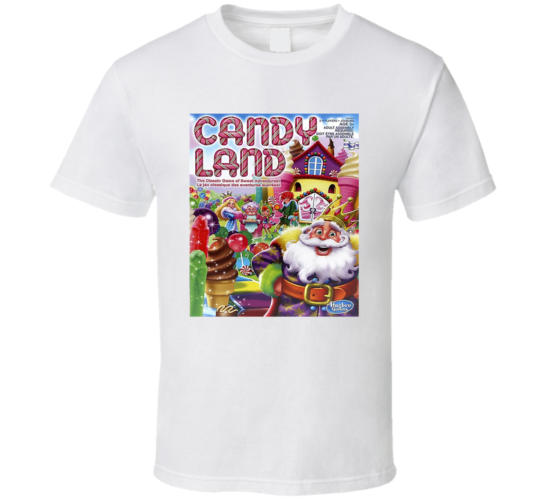 Candy Land Best Board Game Of All Time Players White Unisex T Shirt Candy Land Best Board Game Of All Time Players White Unisex T Shirt