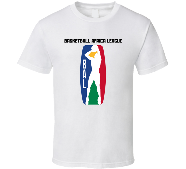 Basketball Africa League Basketball National Parody Mashup Logo Bal White Unisex T Shirt Basketball Africa League Basketball National Parody Mashup Logo Bal White Unisex T Shirt