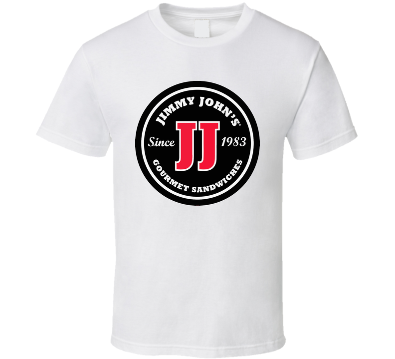 Jimmy Johns Gourmet Sandwiches Sub Sandwhich Restaurant White Unisex T Shirt