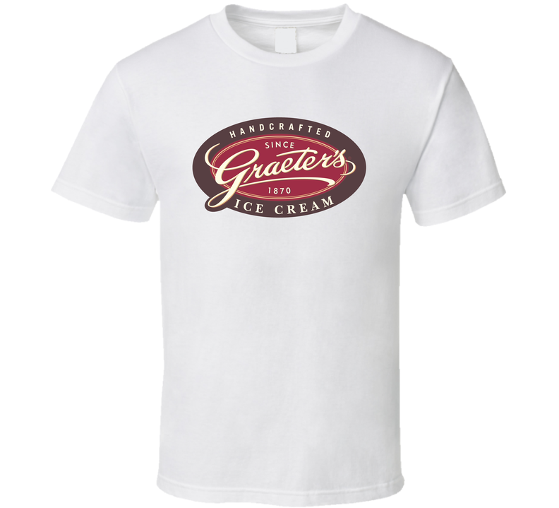 Graeters Ice Cream Logo White Unisex T Shirt Graeters Ice Cream Logo White Unisex T Shirt