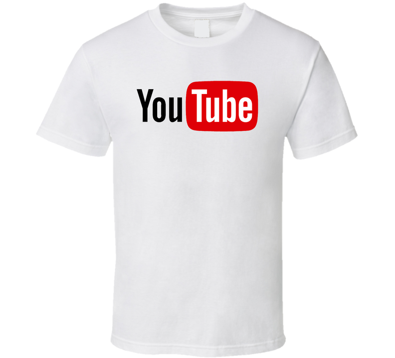 Youtube Online Learning Logo White Unisex T Shirt