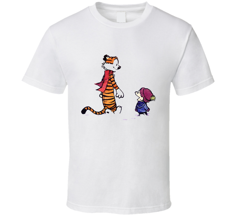 Calvin And Hobbes Exploring Snow White Unisex T Shirt Calvin And Hobbes Exploring Snow White Unisex T Shirt