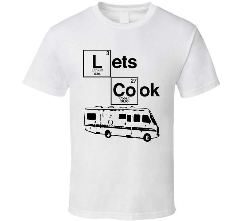 Lets Cook Breaking Bad White Unisex T Shirt Lets Cook Breaking Bad White Unisex T Shirt
