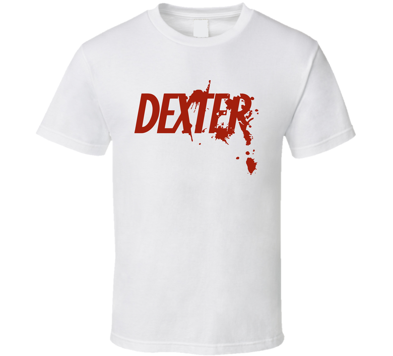 Dexter 2000s Tv Show Fan Logo White Unisex T Shirt Dexter 2000s Tv Show Fan Logo White Unisex T Shirt