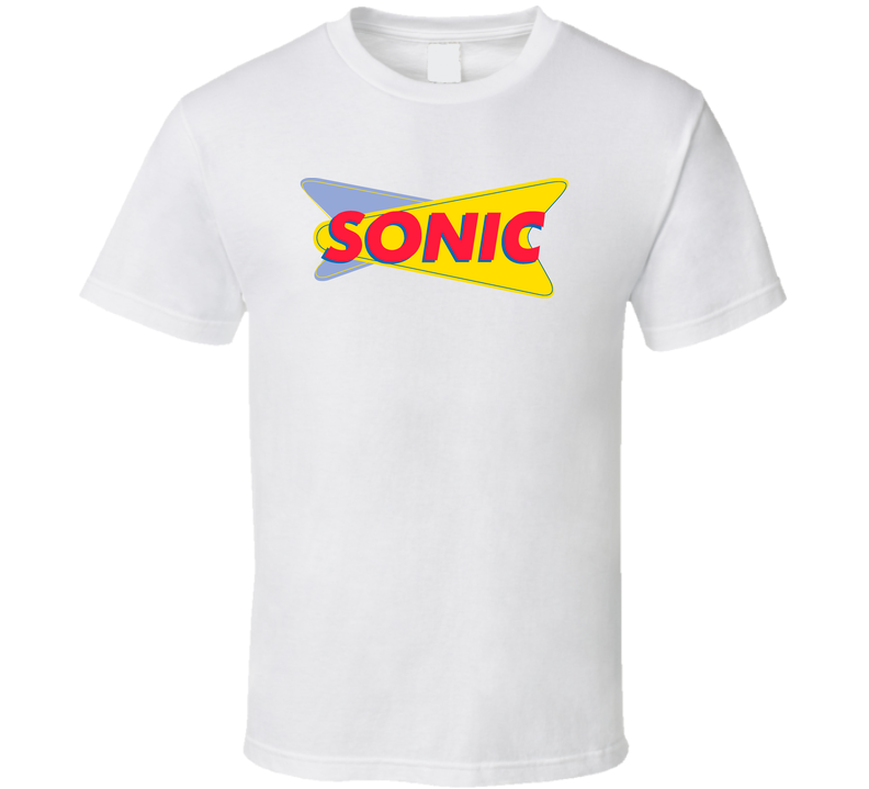 Sonic Favorite Fast Food White Unisex T Shirt Sonic Favorite Fast Food White Unisex T Shirt