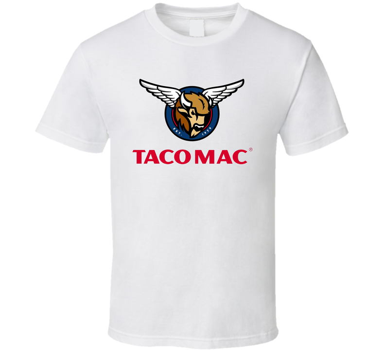 Taco Mac World Best Southern Restaurants Fan White Unisex T Shirt