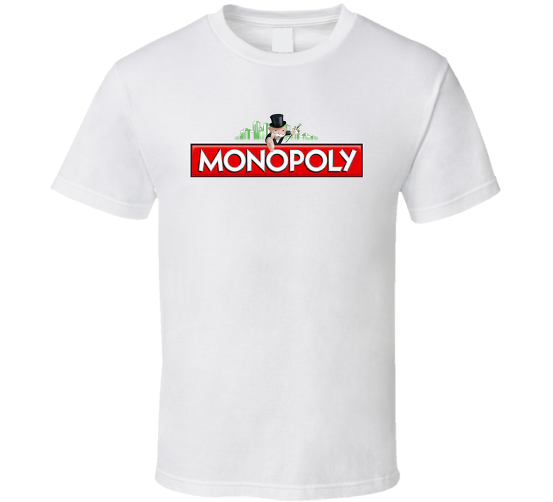 Monopoly Board Game New Logo White Unisex T Shirt Monopoly Board Game New Logo White Unisex T Shirt