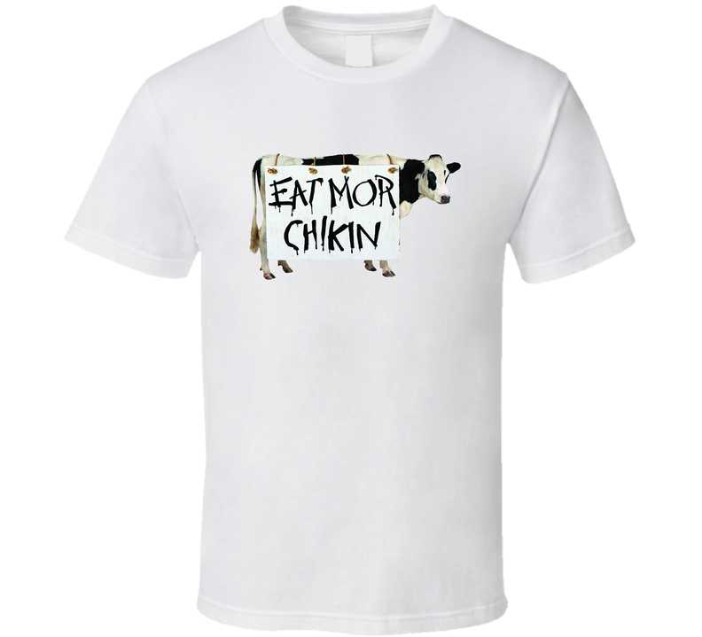 Chick Fil A Cow Eat Mor Chickin Funny Fast Food Mascot White Unisex T Shirt Chick Fil A Cow Eat Mor Chickin Funny Fast Food Mascot White Unisex T Shirt